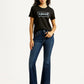 Women's 726 Dark Indigo Flared Fit High Rise Jeans - Styleshot View