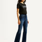Women's 726 Dark Indigo Flared Fit High Rise Jeans - Side View
