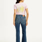 Women's 726 Blue Flared Fit High Rise Jeans - Back View