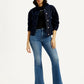 Women's 726 Light Indigo Flared Fit High Rise Jeans - Styleshot View