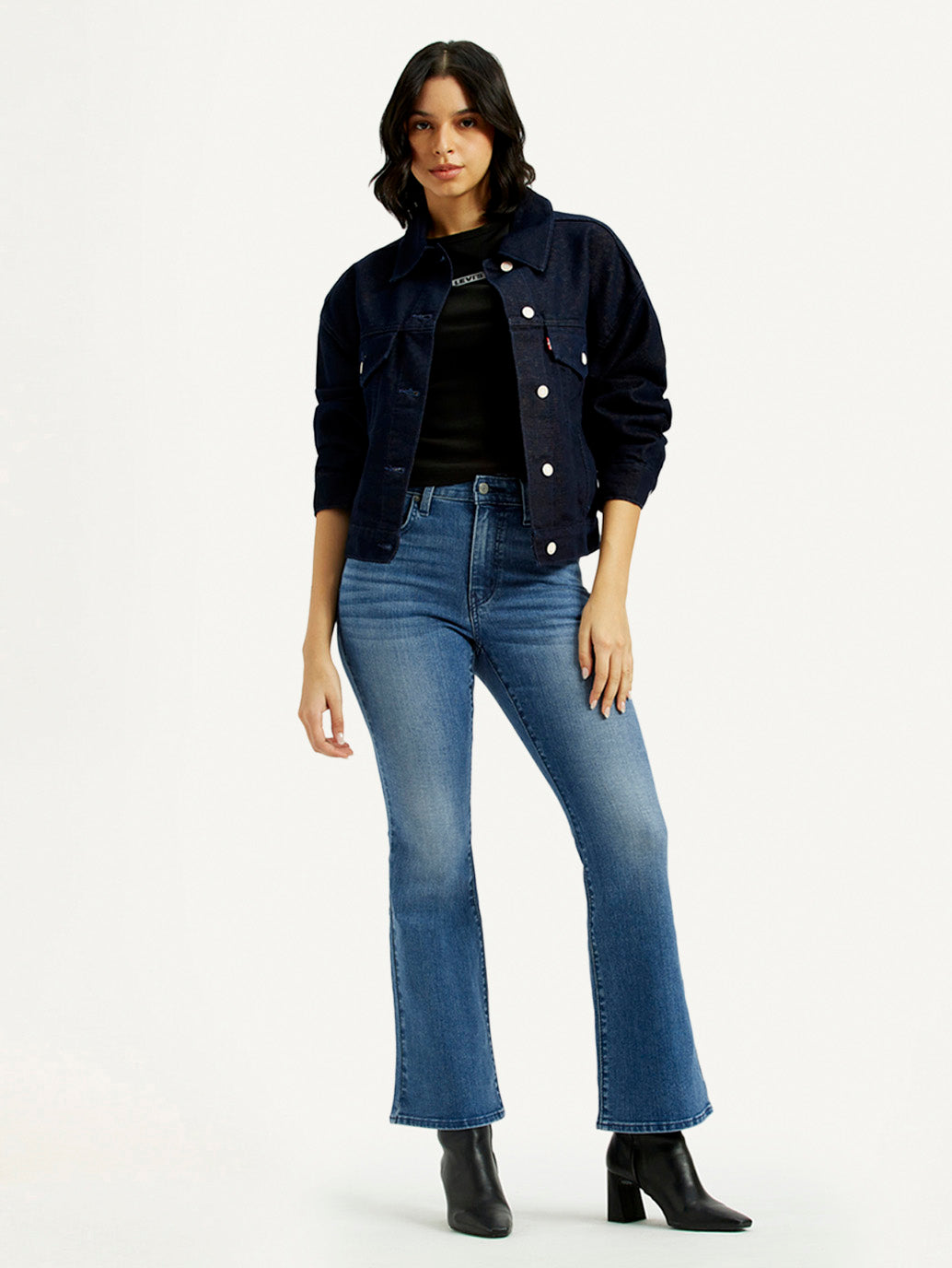 Women's 726 Light Indigo Flared Fit High Rise Jeans