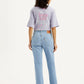 Women's 726 Light Blue Slim Flare Fit High Rise Jeans - Back View