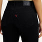 Women's 726 Black Slim Flared Fit High Rise Jeans - f0693e7f-196d-4107-9476-2c2768f9d2f6 View
