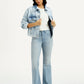 Women's 726 Light Indigo Flared Fit High Rise Jeans - Styleshot View