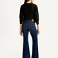Women's 726 Navy Slim Flared Fit High Rise Jeans - Back View