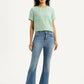 Women's 726 Blue Slim Flare Fit High Rise Jeans - Front View