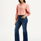 Women's 726 Dark Indigo Flared Fit High Rise Jeans - Side View