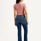 Women's 726 Dark Indigo Flared Fit High Rise Jeans - Back View