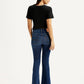 Women's 726 Dark Indigo Flared Fit High Rise Jeans - Back View