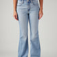 Women's 726 Light Blue Flared Fit High Rise Jeans - Front View