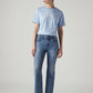 Women's 726 Med Indigo Flared Fit High Rise Jeans - Front View