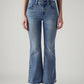 Women's 726 Med Indigo Flared Fit High Rise Jeans - Front View