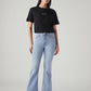 Women's 726 Light Blue Flared Fit High Rise Jeans - Front View