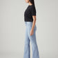Women's 726 Light Blue Flared Fit High Rise Jeans - Side View