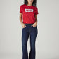 Women's 726 Dark Blue Slim Flare Fit High Rise Jeans - fc7e9b3f-4750-40a4-849e-f3c9787cb60a View