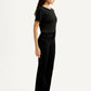 Women's 726 Black Slim Flared Fit High Rise Jeans - Side View