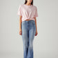 Women's 726 Med Indigo Flared Fit High Rise Jeans - Styleshot View