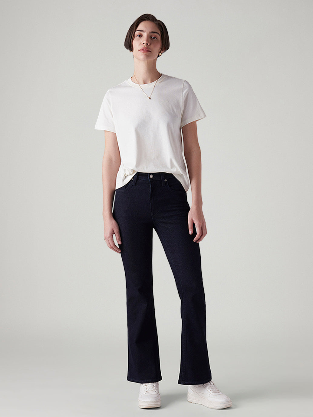 Women's 726 Dark Indigo Flared Fit High Rise Jeans