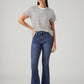 Womens 726 High Rise Flared Fit Cotton Stretch blend Jeans - c3a4c770-9cd1-4653-8175-8c6981f983a5 View