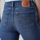 Women's 726 Blue Flared Fit High Rise Jeans - 20 View