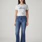 Women's 726 Light Indigo Flared Fit High Rise Jeans - Styleshot View