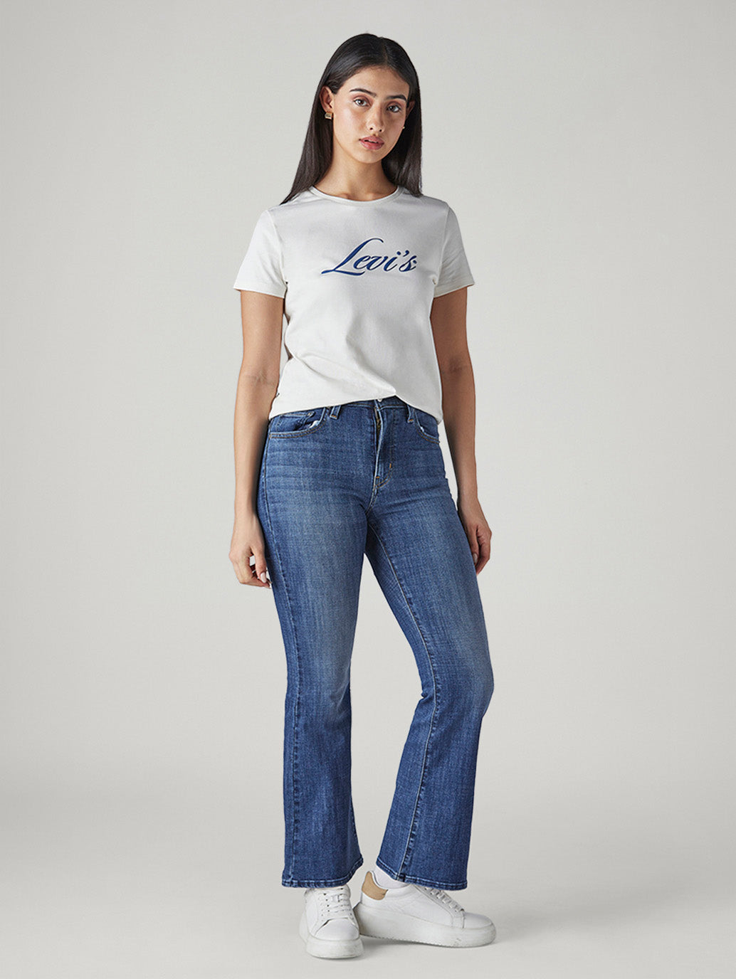 Women's 726 Light Indigo Flared Fit High Rise Jeans