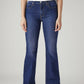 Women's 726 Dark Blue Flared Fit High Rise Jeans - Front View