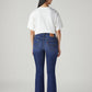 Women's 726 Dark Blue Flared Fit High Rise Jeans - Back View