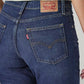Women's 726 Dark Blue Flared Fit High Rise Jeans - Detail View