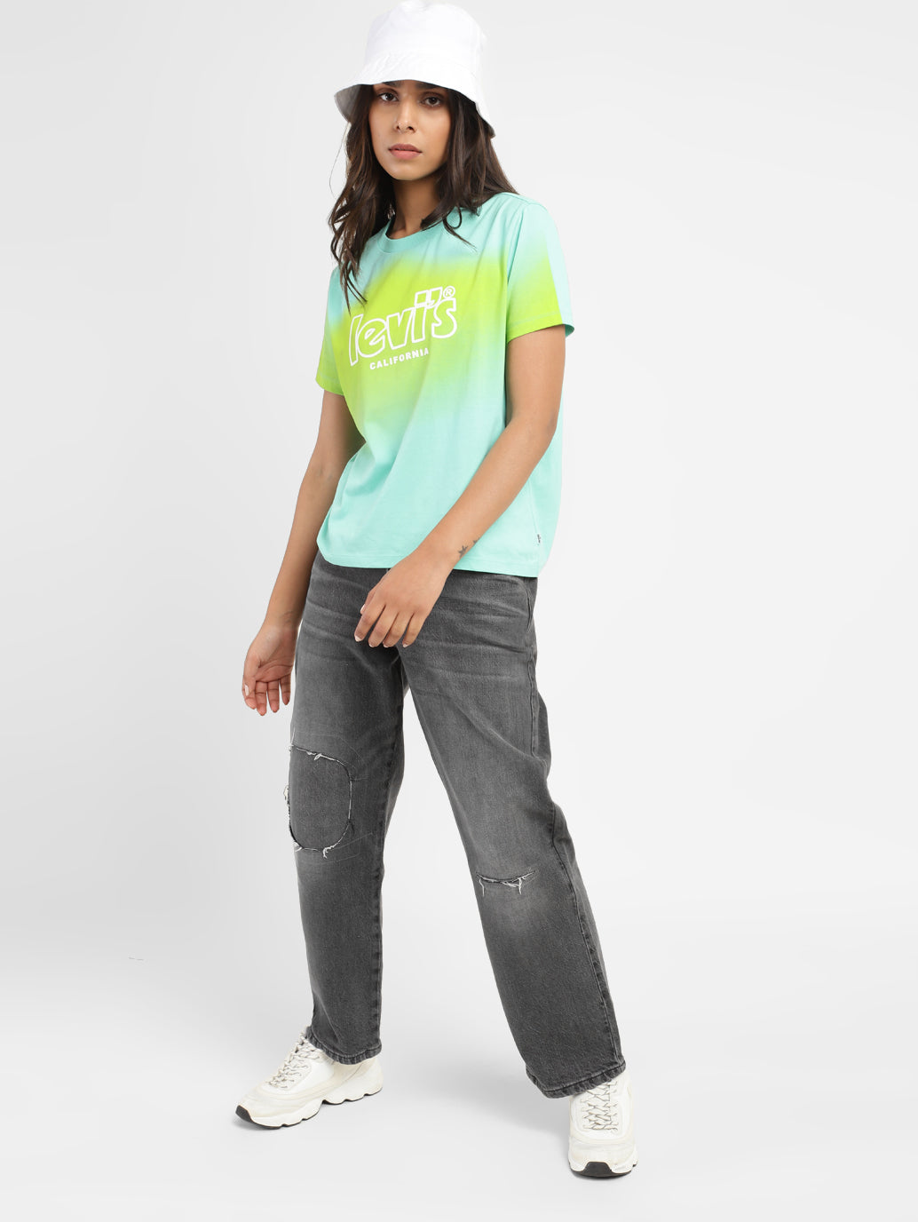 Women's Black Baggy Fit Mid Rise Jeans - 92537b11-aedc-4909-bda6-3c2238f0be38 View
