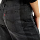 Women's 94 Charcoal Grey Baggy Fit High Rise Jeans - Detail View