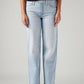Women's 94 Light Blue Baggy Fit Mid Rise Jeans - Front View