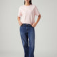 Women's 94 Blue Baggy Fit High Rise Jeans - Styleshot View