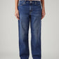 Women's 94 Blue Baggy Fit High Rise Jeans - Front View