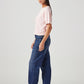 Women's 94 Blue Baggy Fit High Rise Jeans - Side View