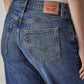 Women's 94 Blue Baggy Fit Mid Rise Jeans - 20 View