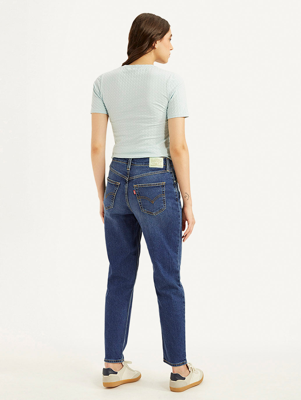 Women's 80s Mom Blue Loose Fit High Rise Jeans - ba5b0d4a-2ec2-4f42-b031-7d30806ee2ad View