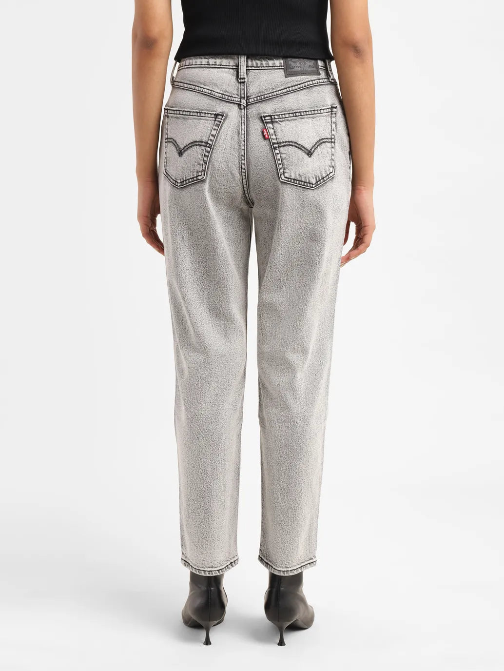 Women's 80s Mom Grey Loose Fit High Rise Jeans - a61c1830-4739-4e22-b082-6f4be430877e View