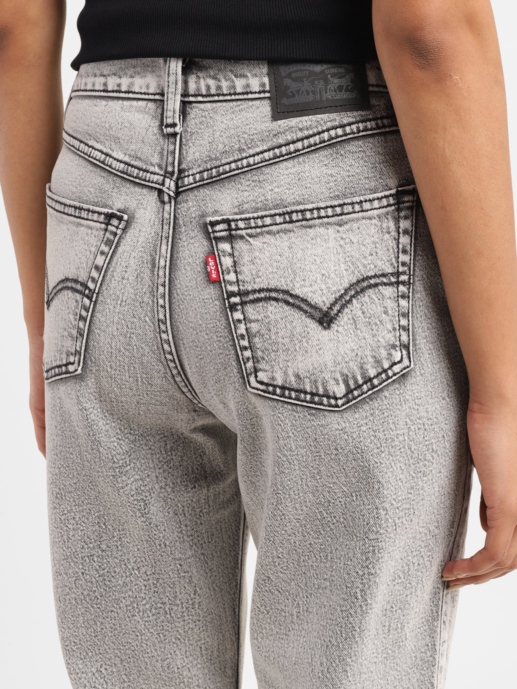 Women's 80s Mom Grey Loose Fit High Rise Jeans - ad27a473-6efd-42da-84cd-38ed32789bce View