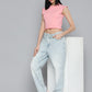 Women's 80s Mom Blue Loose Fit High Rise Jeans - 4 View