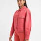 Women's Solid Spread Collar Denim Jacket - c32874bf-35ca-4beb-a7f4-6d2629dce78b View