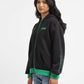 Women's Brand Logo Black Hooded Sweatshirt - 87a0dcf7-408d-4a2f-999e-109175b44e1f View