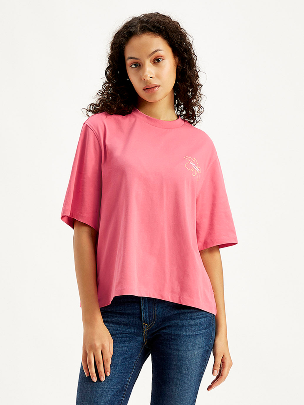 Women's Graphic Print Loose Fit T-Shirt - 8aec1a84-cc79-4c53-aba0-f70647d74b6d View