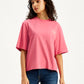 Women's Graphic Print Loose Fit T-Shirt - 9776f7a3-fcba-4e6b-b735-84edd5161bd3 View