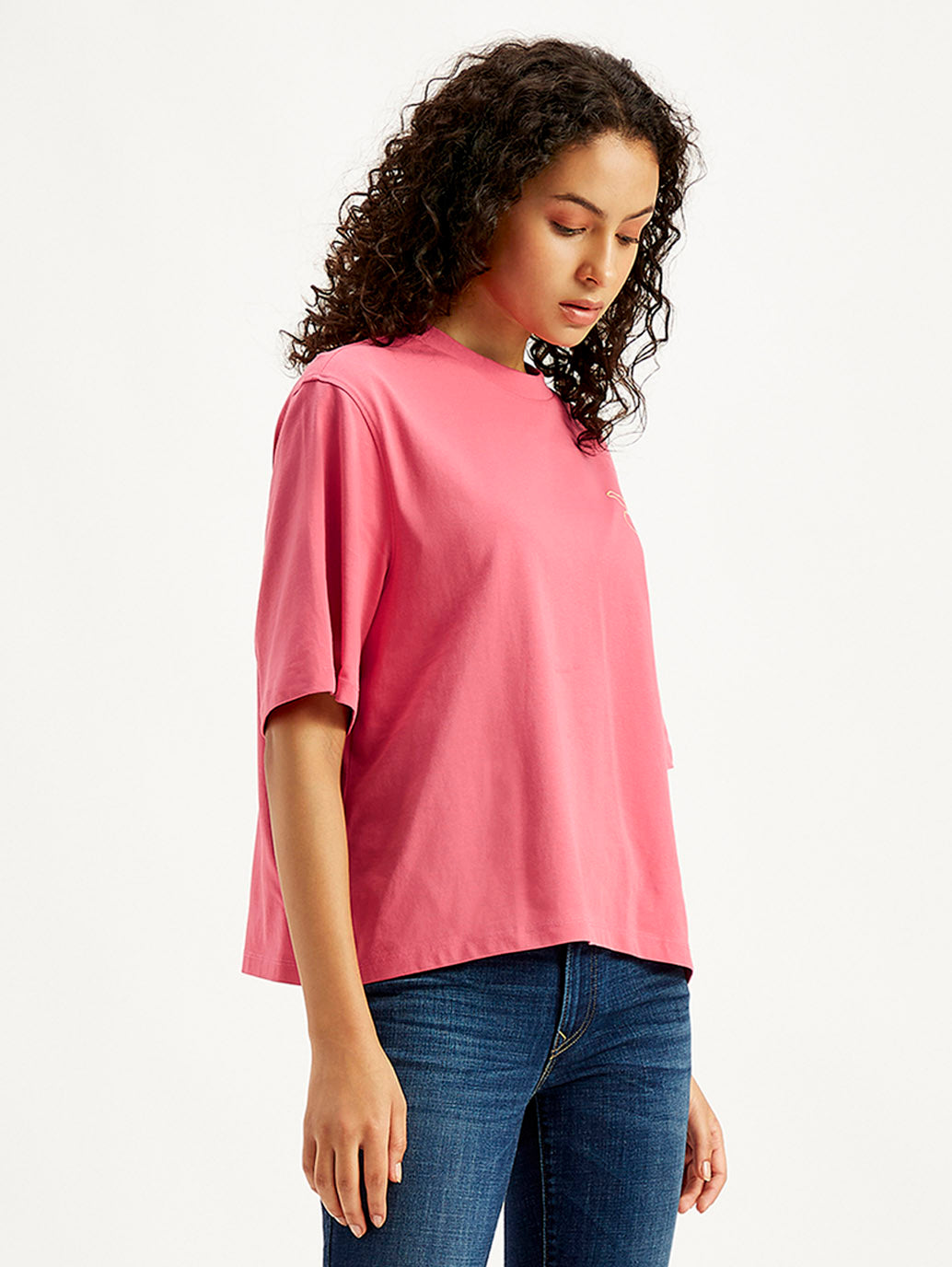Women's Graphic Print Loose Fit T-Shirt - 960019da-b888-44e8-96d5-d85b7d7241c3 View
