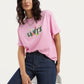 Women's Brand Logo Oversized T-Shirt - Styleshot View