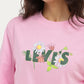 Women's Brand Logo Oversized T-Shirt - FrontDetails View