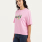Women's Brand Logo Oversized T-Shirt - 936e6da5-99f0-4633-a416-f115d59d4328 View