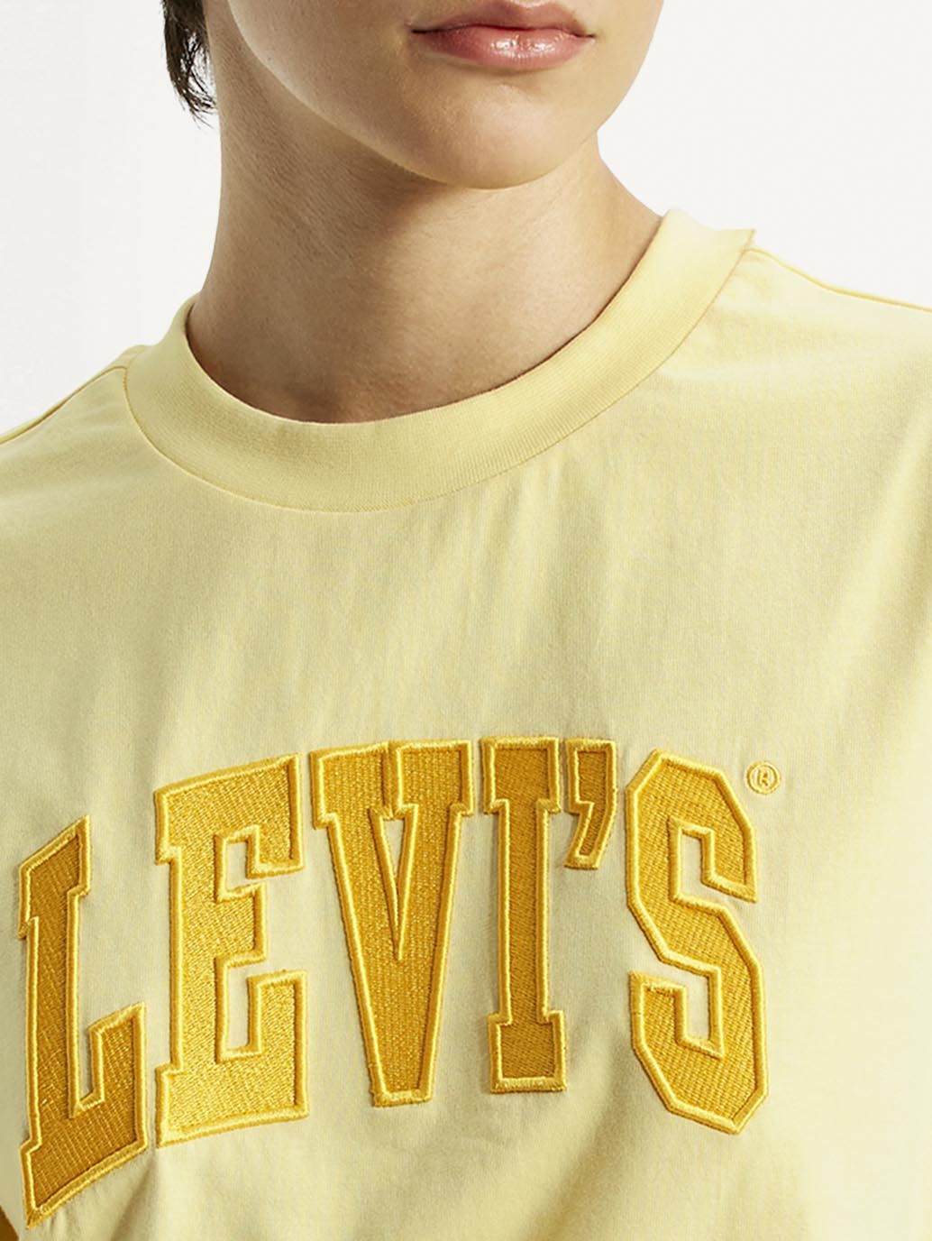 Women's Typography Relaxed Fit T-Shirt - Detail View