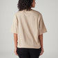 Women's Embroidered Relaxed Fit T-Shirt - Back View